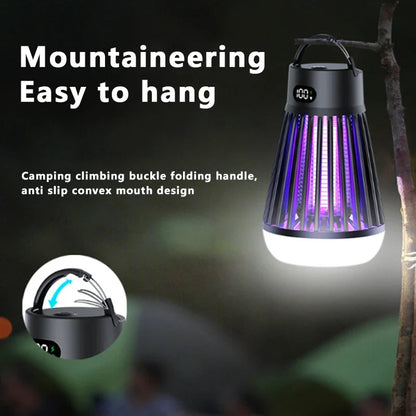 USB Electric Mosquito Lamp - Portable Rechargeable Mosquito Killer for Indoor Home & Outdoor Camping Use