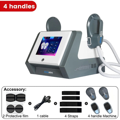 Professional EMS Body Sculpting Machine - 6500W Muscle Stimulation Beauty Equipment for Waist Hip Abdomen Body Shaping