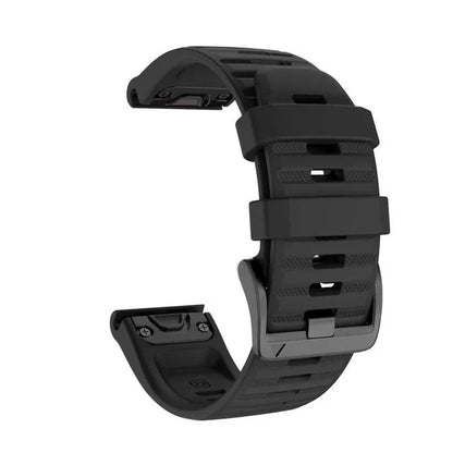 QuickFit Silicone Watch Strap 26mm 22mm for Garmin Fenix 7X 7 Pro 6X 6 5X 5 Plus 8 – Durable Replacement Sport Watchband