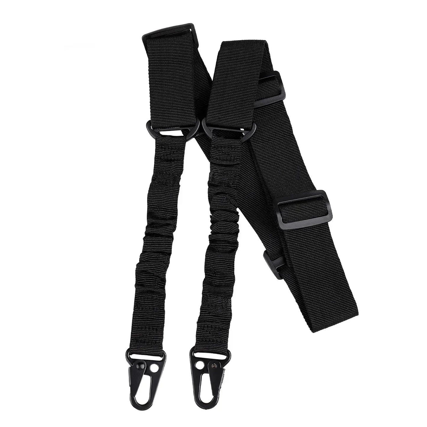 Tactical 2-Point Rifle Sling Strap – Heavy Duty Nylon Adjustable Shoulder Belt for Outdoor Hunting & Military Sports Accessories