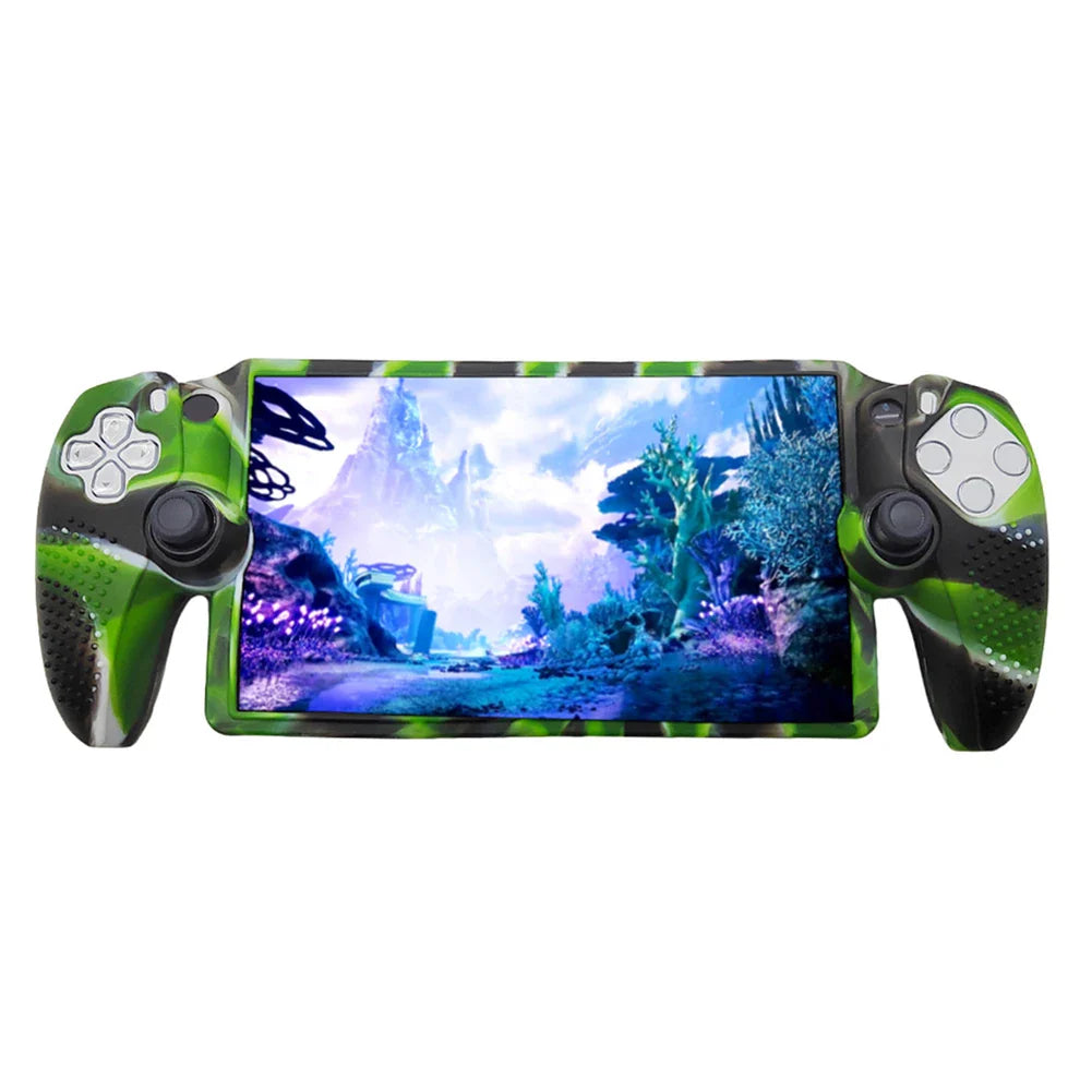 Silicone Protective Case for PS5 Portal — Non-Slip Soft Cover Sleeve for Handheld Game Console