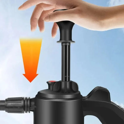 2L Handheld Foam Sprayer – Car Wash Air Pressure Watering Can, Plastic Disinfection & Cleaning Tool