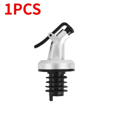 Leak-Proof Oil Bottle Stopper - Food Grade Sauce Nozzle Liquor Dispenser Wine Pourer & Kitchen Seasoning Tool