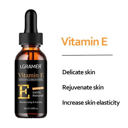 Vitamin C Facial Essence with Hyaluronic Acid – Dark Spot Remover, Moisturizing & Anti-Aging Skin Repair Serum, 50ml