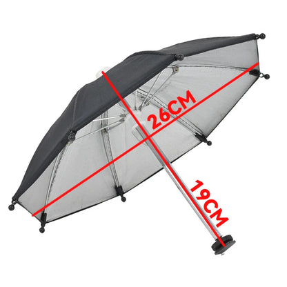 26/50cm DSLR Camera Umbrella – Black Sunshade & Rain Cover Holder for Photography