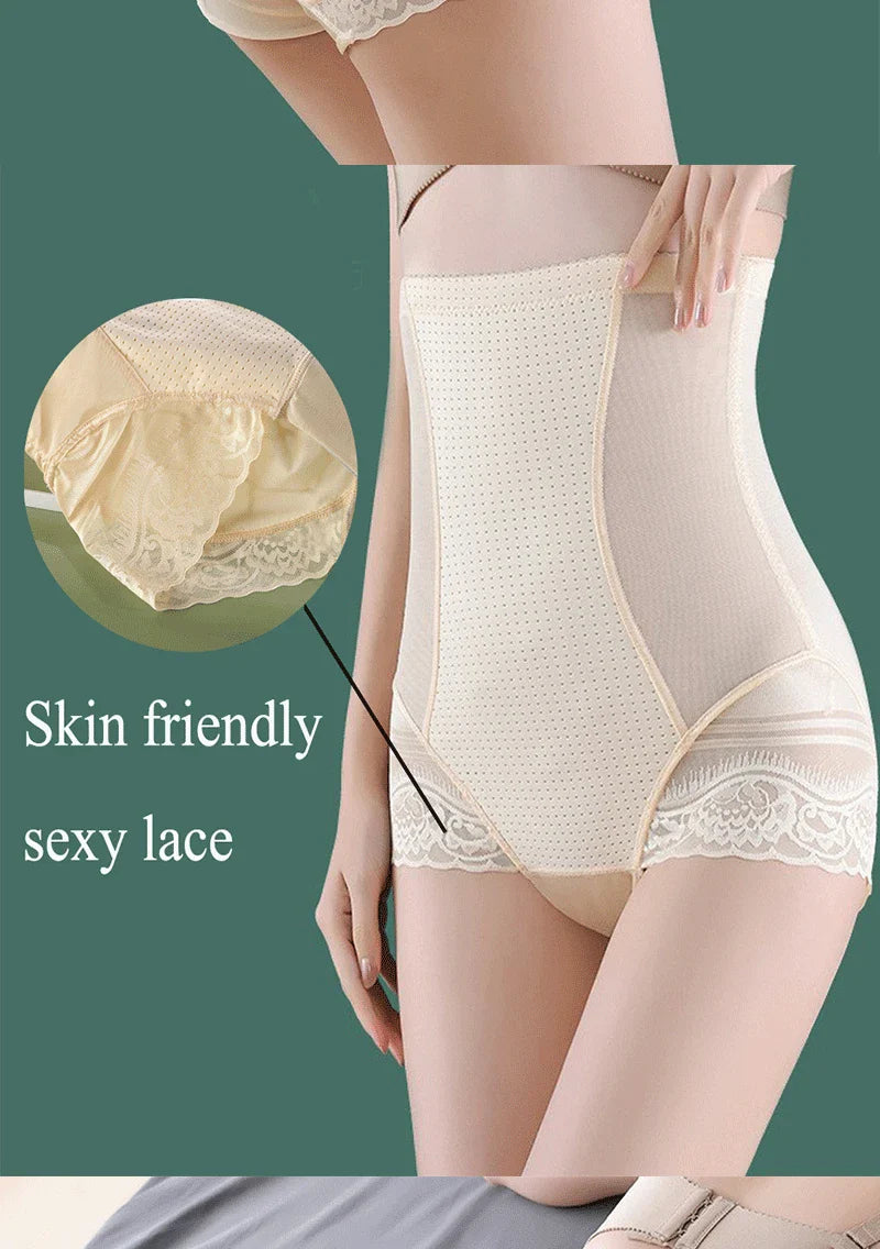 Women’s High Waist Shapewear Shorts – Tummy Control Body Shaper with Slimming Spandex Compression