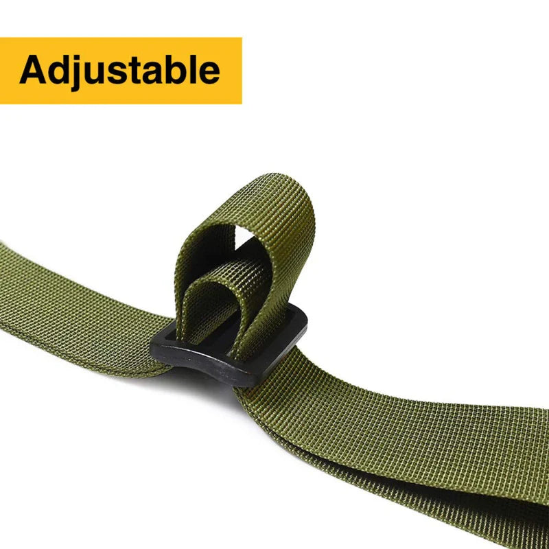 Two Points Rifle Sling with Length Adjuster | Traditional Sling with QD Metal Hook | Outdoor Tactical Sling Shoulder Straps