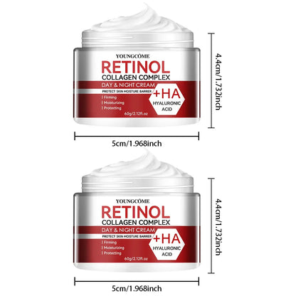 Retinol & Collagen Facial Moisturizing Cream – Deep Hydration Anti-Aging Skin Care, Dry Skin Repair & Nourishing Face Cream