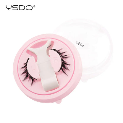 YSDO Magnetic Eyelashes – Reusable 3D Mink Winged False Lashes with Tweezer, No Glue Long-Lasting Makeup Lashes