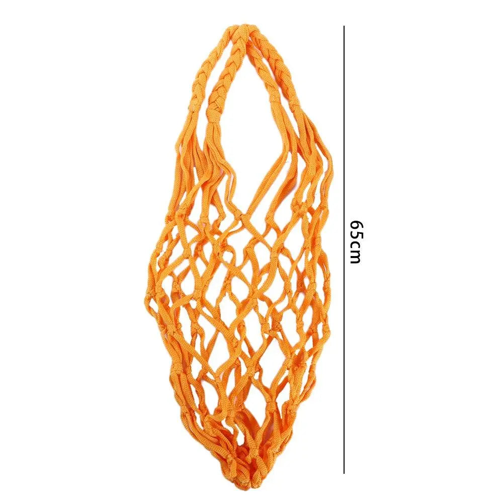 Nylon Drawstring Ball Storage Bag - Multi-Sport Carry Bag for Basketball, Soccer, Volleyball, Football - Youth Self Trainer Kick Net