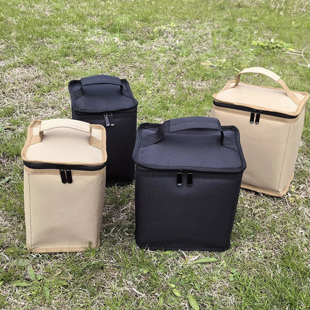 Butane Fuel Canister Cover – 600D Oxford Cloth Gas Tank Bag for Camping, Hiking & Outdoor Cooking