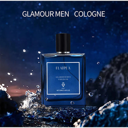 Blue Genuine Men’s Perfume, Citrusy Fresh Flowers & Fruits Fragrance, Long-Lasting Eau De Toilette