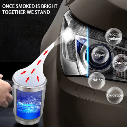 100ML Car Headlight Restoration Kit – Polishing Liquid Polymer for Headlamp Repair & Cleaning