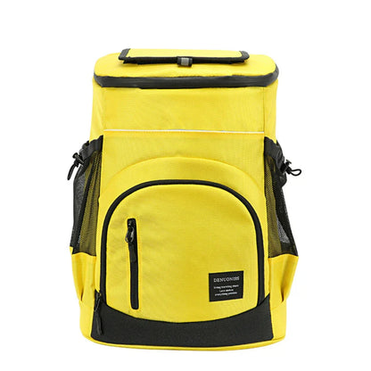 30L Insulated Cooler Backpack – Large Capacity 36 Cans Thermal Leak-Proof Cooler Bag for Travel, Beach, Picnic & Food Storage Beer Ice Pack Bag