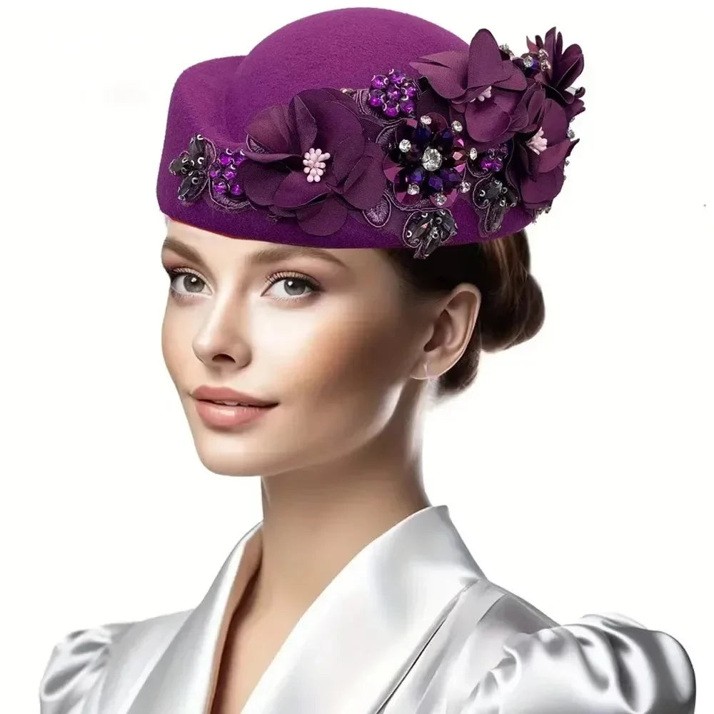 African Turban Headtie Hat - Floral Soft Head Wrap for Women, Church, Party & Casual Wear