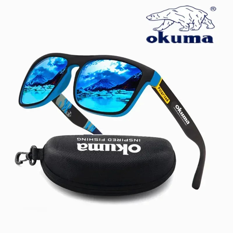 Okuma Polarized Sunglasses UV400 — Men & Women Outdoor Sunglasses for Hunting, Fishing, Driving & Biking, Optional Box