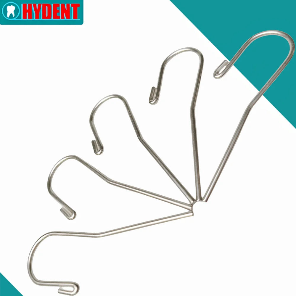 5pcs Dental Endo Treatment Tools – Apex Locator Line, Measuring Wire & Lip Hook for Dentsply, Morita, VDW