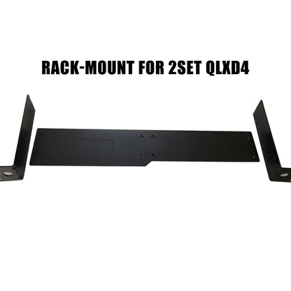 Rackmount Metal Frame for Wireless Microphone System – Compatible with QLXD, QLXD4, ULXD, ULXD4, SLXD Receivers
