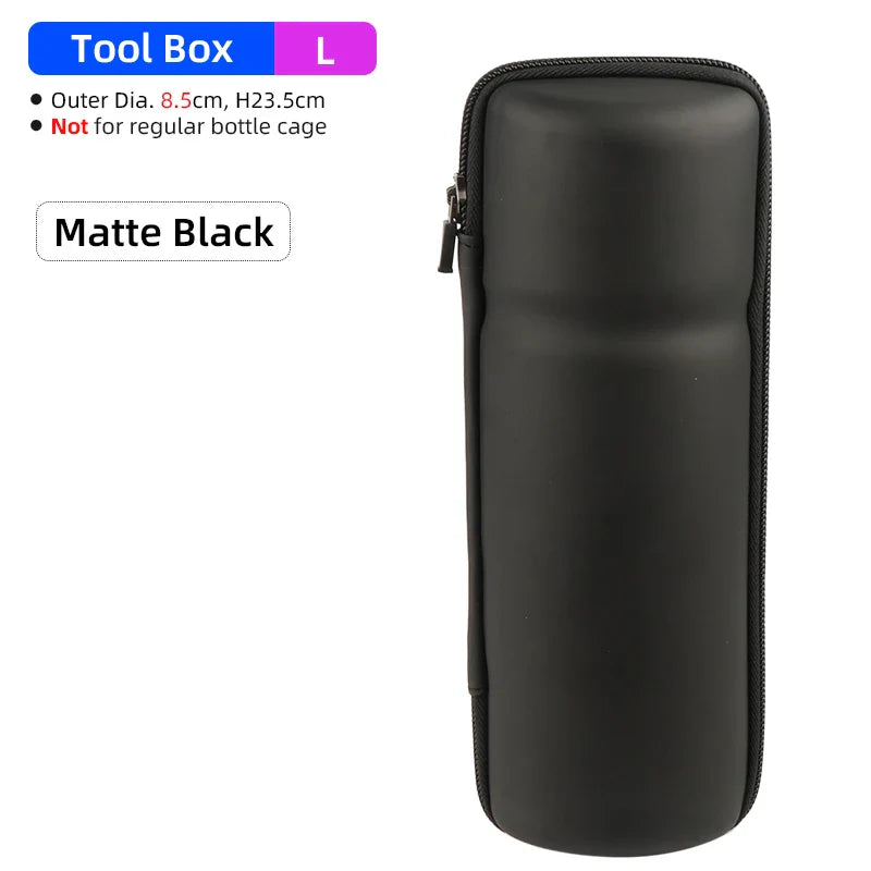 Deemount Bicycle Tool Storage Box – Bottle Cage Mount Case for Bike Repair Kits, Glasses & Keys