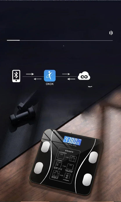 Smart Bluetooth Body Fat Scale – Ultra-Precise Home Weight Management and Fat Loss Electronic Scale