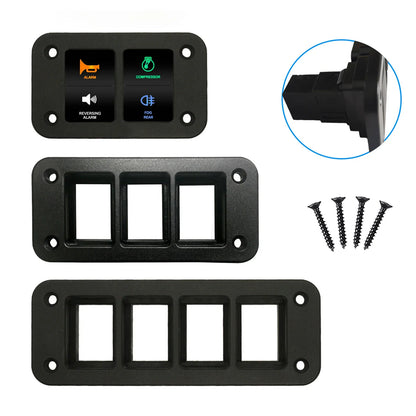 Toyota Push Switch Mount Bracket - 32x22mm Panel Holder for LandCruiser Prado Hilux Hiace Tacoma