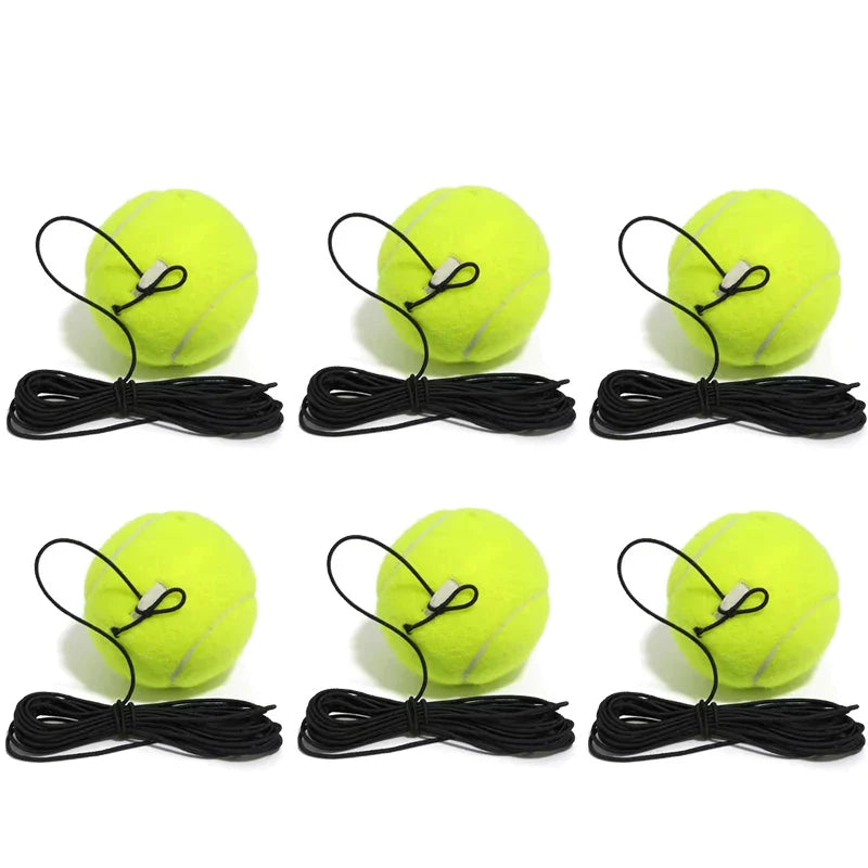 Heavy Duty Tennis Trainer Rebounder Base – Elastic Rope Ball Practice Self-Training Tennis Practice Aid with Durable Sparring System