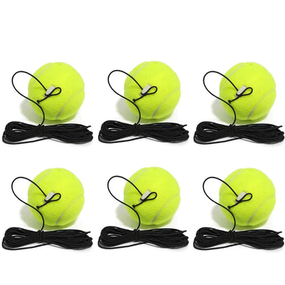 Heavy Duty Tennis Trainer Rebounder Base – Elastic Rope Ball Practice Self-Training Tennis Practice Aid with Durable Sparring System