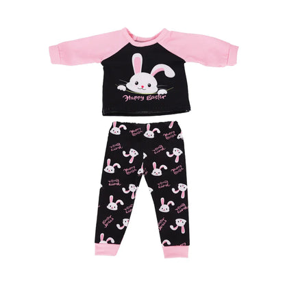 Doll Clothes Multi-Style Daily Set – Pajamas & Home Wear for 43cm Born Baby Dolls & 18-Inch American Dolls, Our Generation Toy Gift
