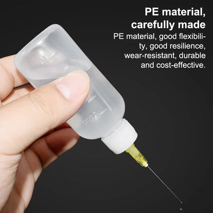 50ML Plastic Alcohol Dispenser Bottle – For Rosin, Solder Flux Paste, PCB Cleaning & Phone Welding Repair Tools