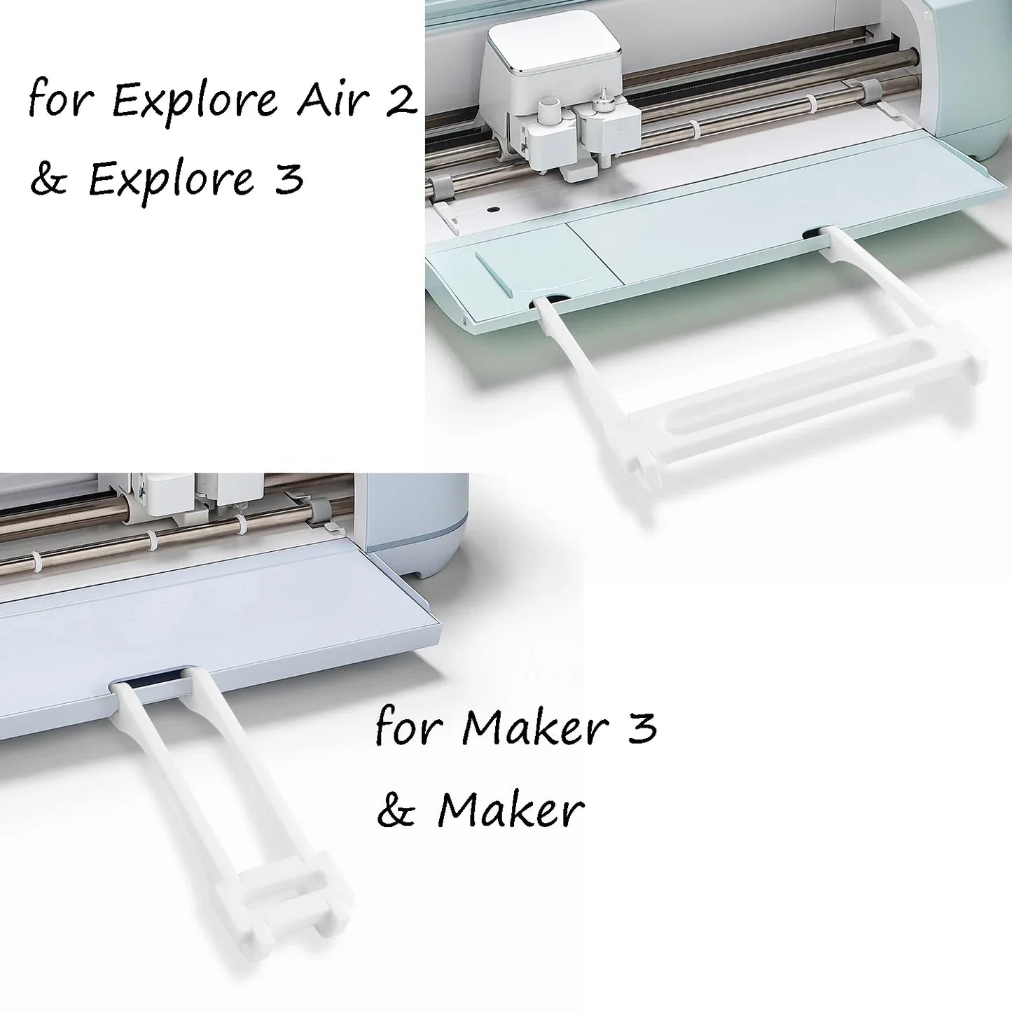Extension Tray for Cricut Maker 3, Maker, Explore Air 2 & Explore 3 – Cutting Mat Holder & Essential Accessory