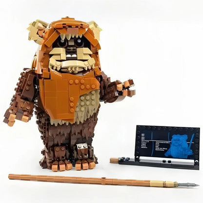1010pcs Star Battle Wicket Ewok Jungle Warrior Building Blocks – Puzzle Model Toy for Birthday & Christmas Gift