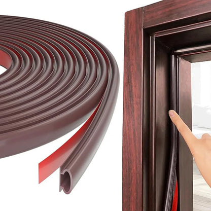 Window Weather Sealing Strip - 6M Self-Adhesive Dustproof Soundproof Door & Window Insulation Tape 10×6mm