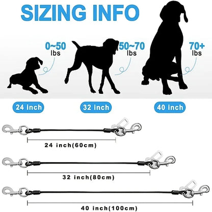 Chew-Proof Dog Car Harness – Durable & Secure Seat Belt for Small/Medium Dogs, Comfortable Pet Travel Safety Essential