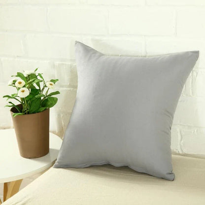 40x40cm Solid Color Cushion Cover - Sofa Backrest Pillowcase for Living Room, Home Decor & Household Comfort