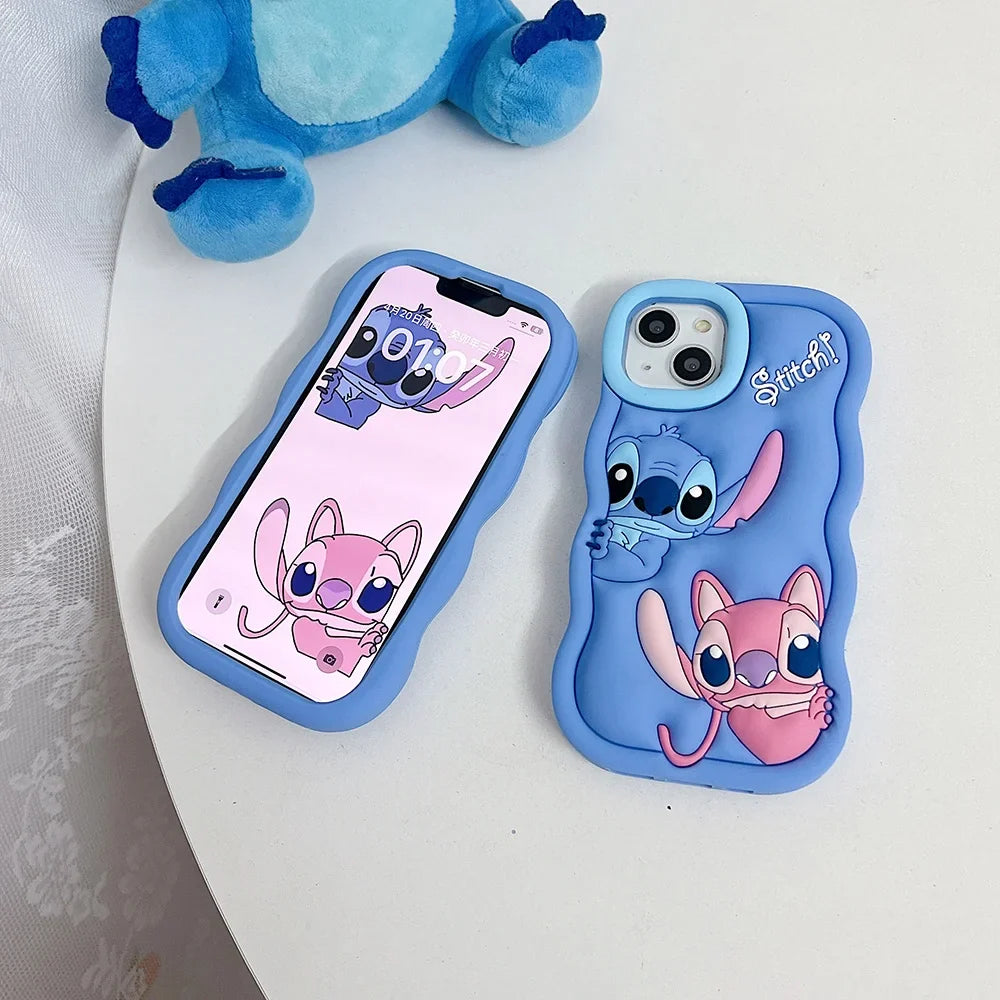 Stitch Soft Silicone Phone Case — Cartoon Cover for Samsung Galaxy A03S/A04E/A14-A16/A25-A36/A52-A56/S20-S25 Ultra & Plus
