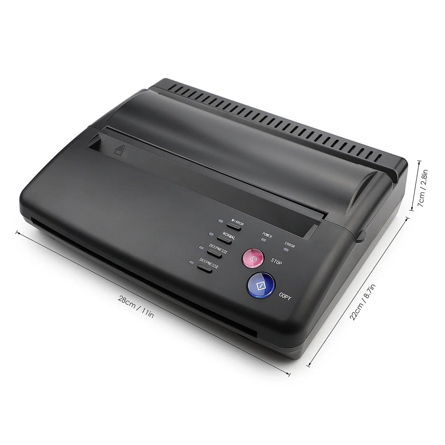 Tattoo Transfer Machine - Stencil Copier Printer, Thermal Drawing Tool for Tattoo Photos & Transfer Paper for Beginners