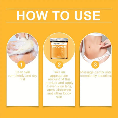 Full Body Fitness Massage Cream - Warming Abdominal Massage Cream for Body Care & Muscle Relaxation