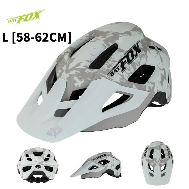 BATFOX MTB Cycling Helmet — Integrally-Molded Mountain Bike Helmet for Speed & Safety
