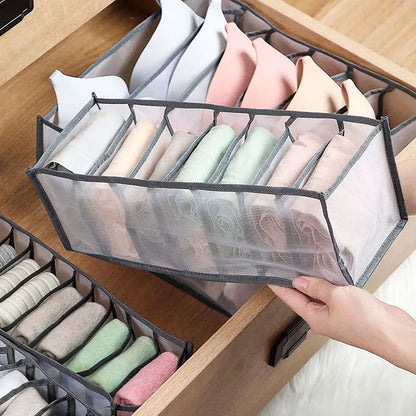 Jeans & Clothing Storage Box – Closet Organizer Drawer System for Pants, Cabinet, and Clothing Organization