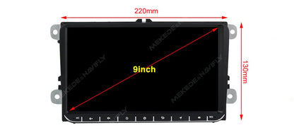 Android 13 Wireless CarPlay Multimedia Player – 7/8/9" IPS Screen GPS & WiFi Car Radio for VW Passat, Golf, Polo, Jetta & Skoda