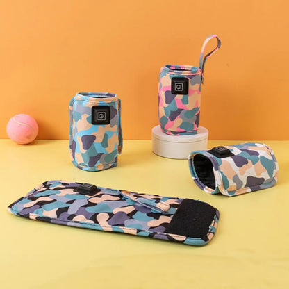 USB Milk Water Warmer: Insulated Travel Bag for Strollers - Safe Baby Nursing Bottle Heater, Ideal for Outdoor Winter Adventures