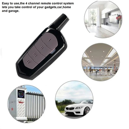 433MHz Garage Remote Control Duplicator – Gate Door Opener, Electric Rolling & Fixed Code Clone Access Portal