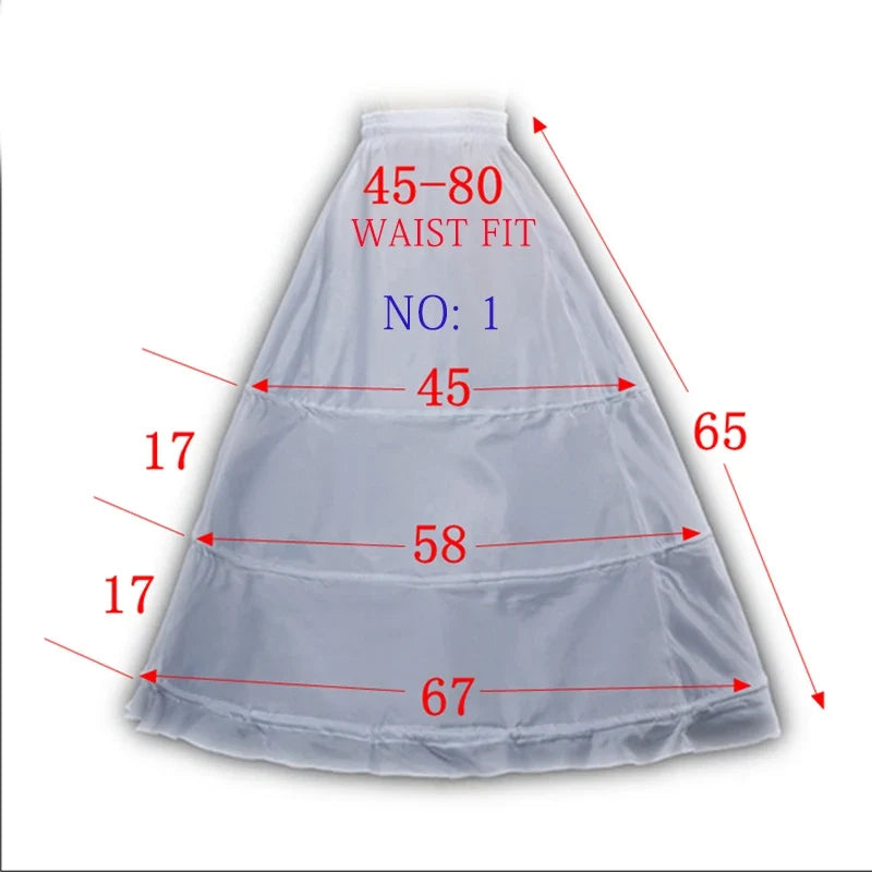 Flower Girls Petticoat Underskirt - Lolita Tutu Skirt for Cosplay, Ballet & Party Dresses