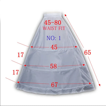 Flower Girls Petticoat Underskirt - Lolita Tutu Skirt for Cosplay, Ballet & Party Dresses