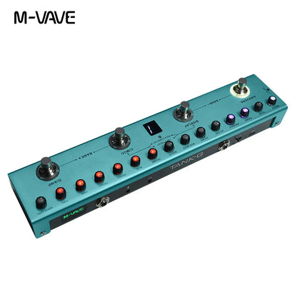 M-VAVE Tank-G Rechargeable Guitar Multi-Effects Pedal with 36 Presets & 9 Preamp Slots