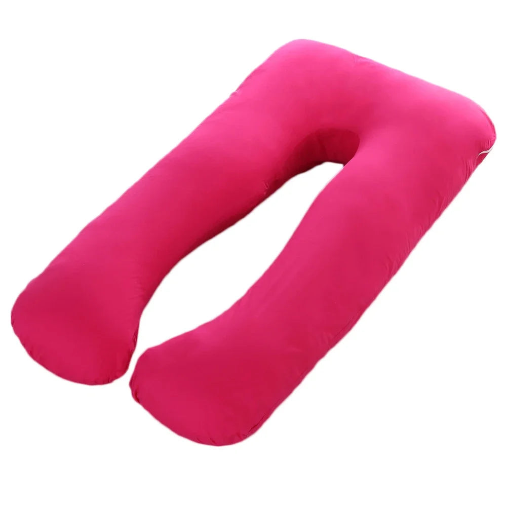 Pure Cotton U-Shaped Maternity Pillow Case – Pregnancy Pillow Cover for Women