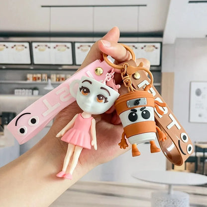 2026 New Italian Brainrot Keychain — Fun Tralalero & Tung Tung Tung Sahur Ballerina Cappuccino Doll Keyring Gift