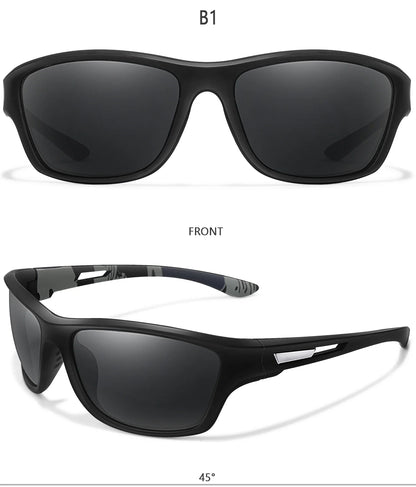 Men’s Polarized Sunglasses – TAC Lens UV400 Anti-Glare Eyewear for Fishing, Cycling & Driving