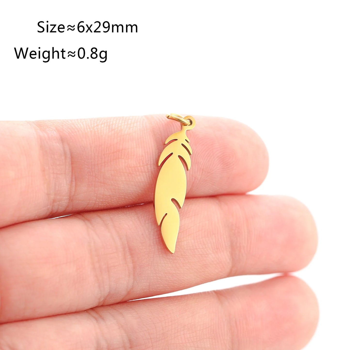 5PCS Animal Claw Charms Set – Stainless Steel Cat, Elephant, Hummingbird & Yoga DIY Pendants for Necklaces & Earrings