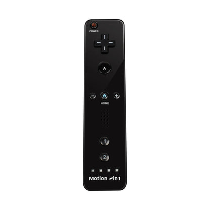 2-in-1 Nintendo Wii Controller Set | Wireless Remote Gamepad with Motion Plus Joystick & Silicone Case
